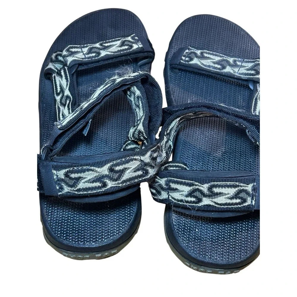 Teva Pretty Rugged Men's Size 8 Brown‎ Green Water Hiking Sports Sandals